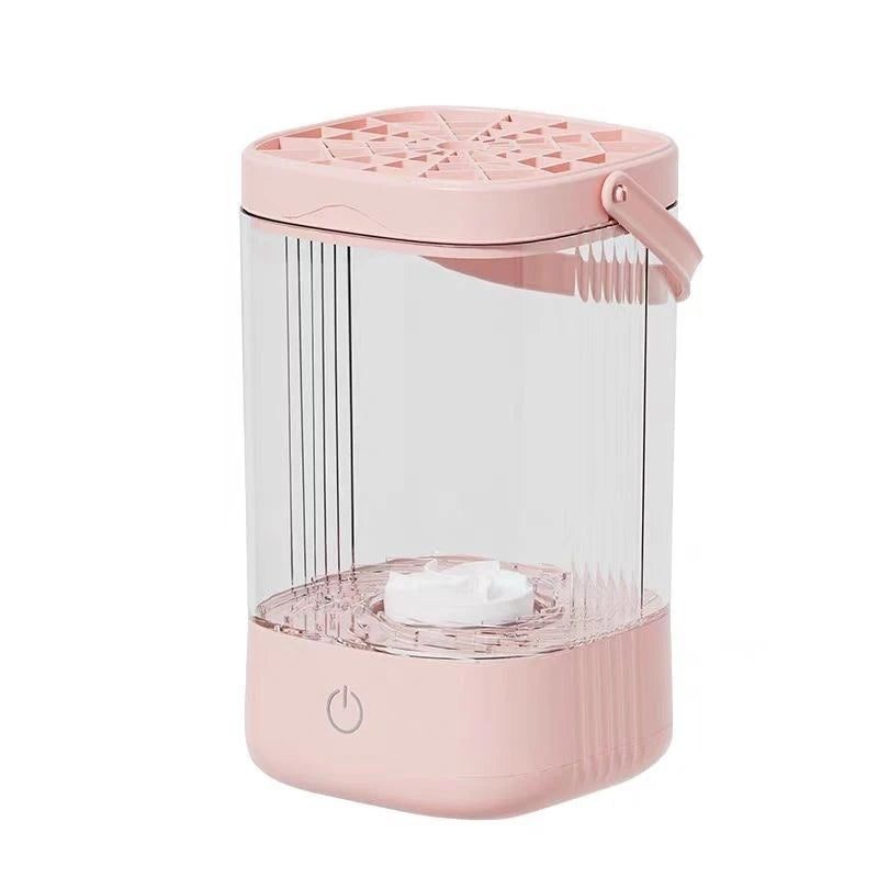 2025 New USB Electric Makeup Brush Cleaner Rechargeable Makeup Brushes Cleaning Tool Automatic Makeup Brush Cleaning Stand Devic