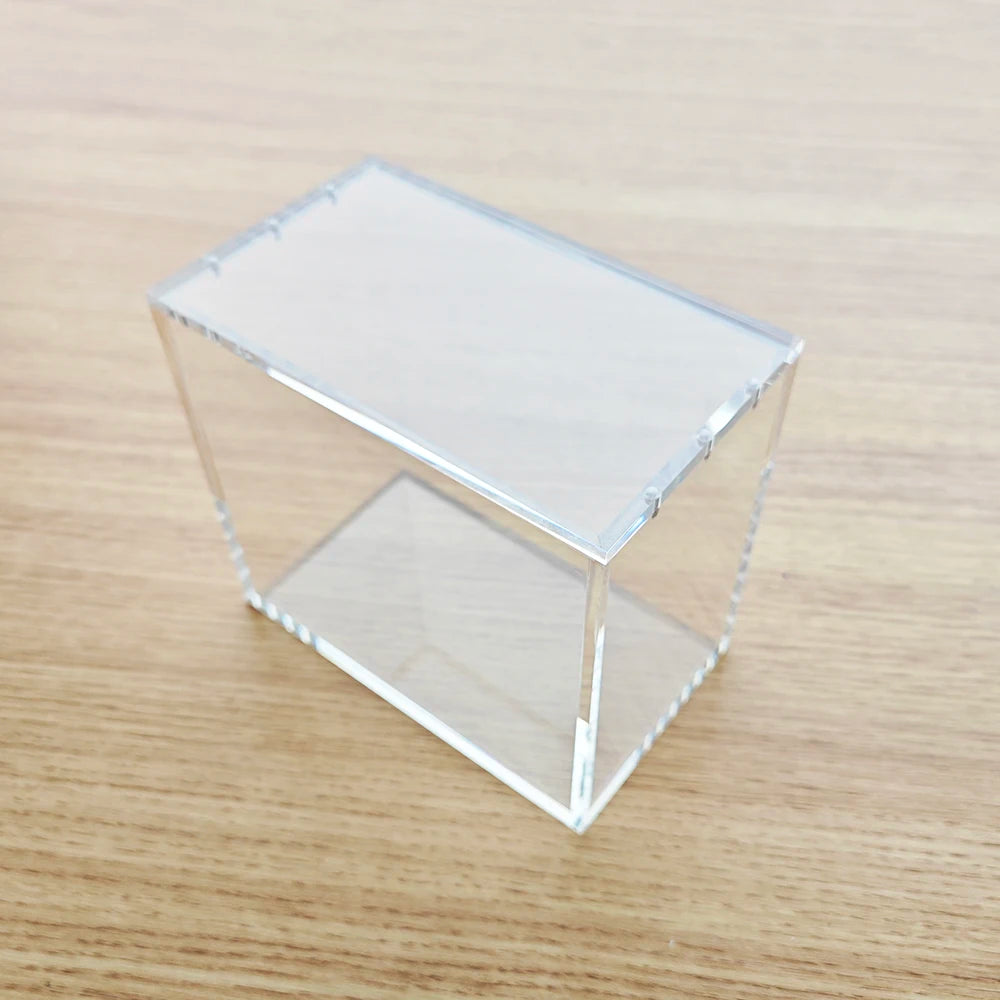 DISPLAY BOX For POKE Acrylic Dust-Proof Booster Show Case ETB Protection Poke Box Protector Transparent Plastic Acrylic Case