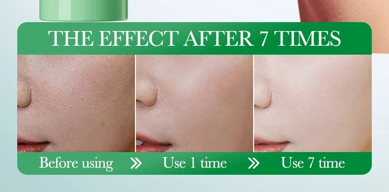 SADOER Green Tea Rose Face Masks Stick Clay Mask Shrink Pores Deep Blackhead Remover Facial Cleansing Moisturizing Facial Masks