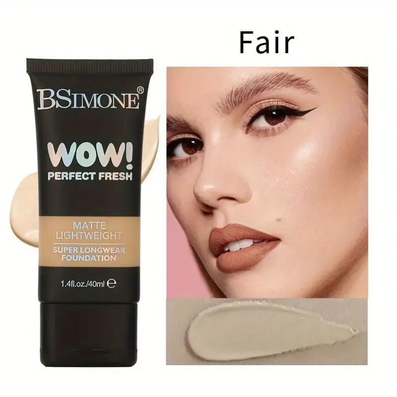 Perfect Fresh Matte Foundation Lightweight Super Longwear Hydrating Natural Finish Buildable Coverage Non-Cakey Suitable For Dry
