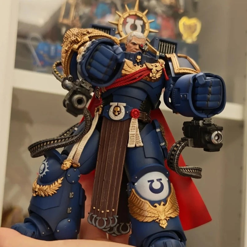 1/18 Warhammer 40k Darktide Ultramarines Marneus Calgar Chapter Master Action Figurine Model