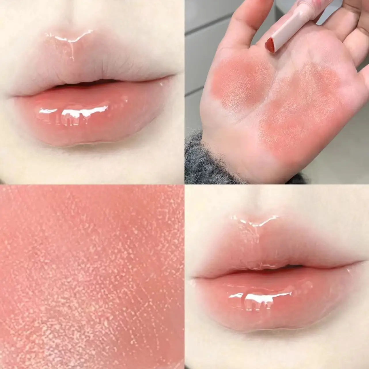 Jelly Heart Lipstick Gogo Little Bear Flower Language Secret Meaning Moisturizing and Hydrating Color Lipstick Pen