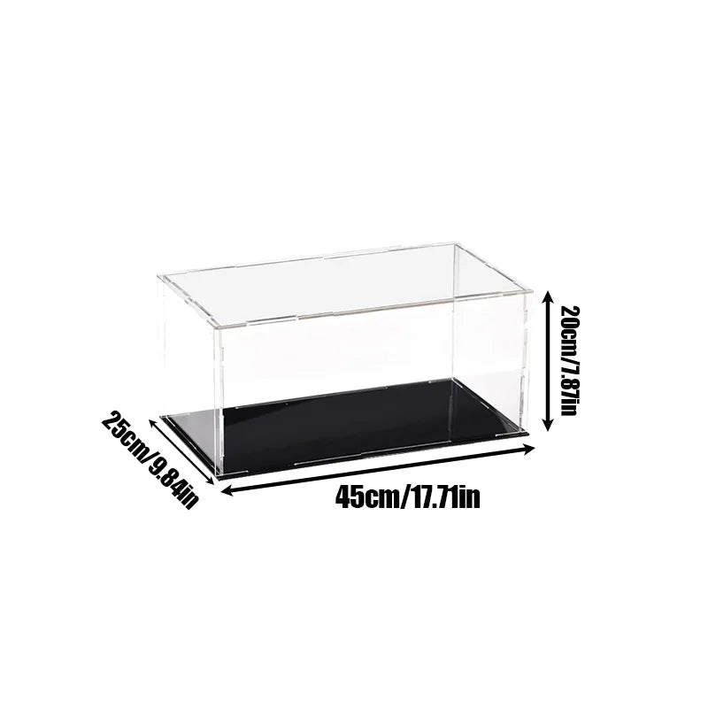 Clear Acrylic Display Cases - 18 Sizes