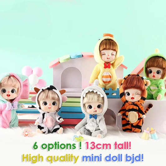 12cm Cute Mini Doll Animal Sleepwear Series