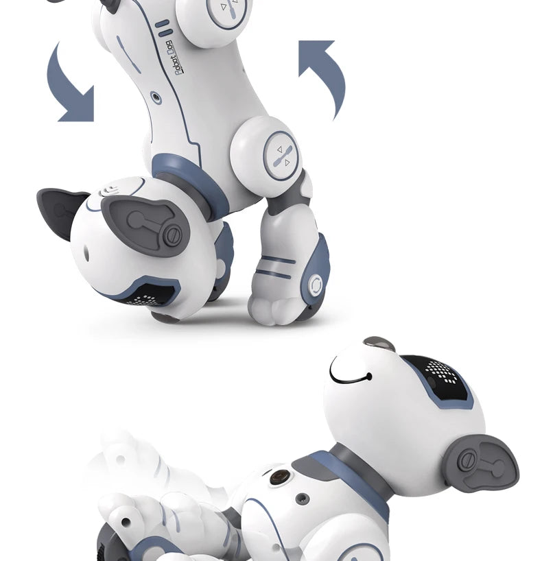 Intelligent Remote Control Robot Dog Electronic Stunt Voice Command Programmable Touch-sense Music Song Children's Toys for Boys