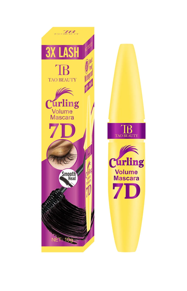 Black Waterproof Mascara for All Lengthening Makeup Products Eyelash Extension Curling Eye Lashes Mascara 7D Effect Eye Cosmetic