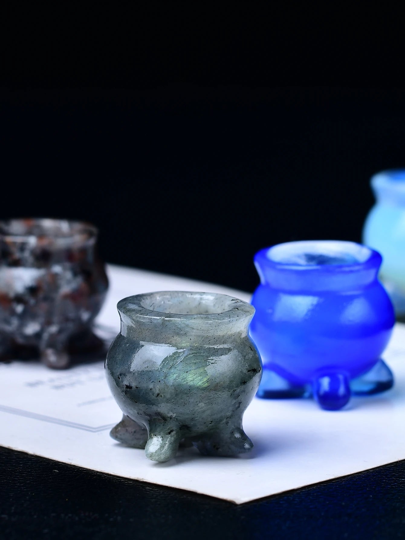 Halloween Crystal Cauldrons