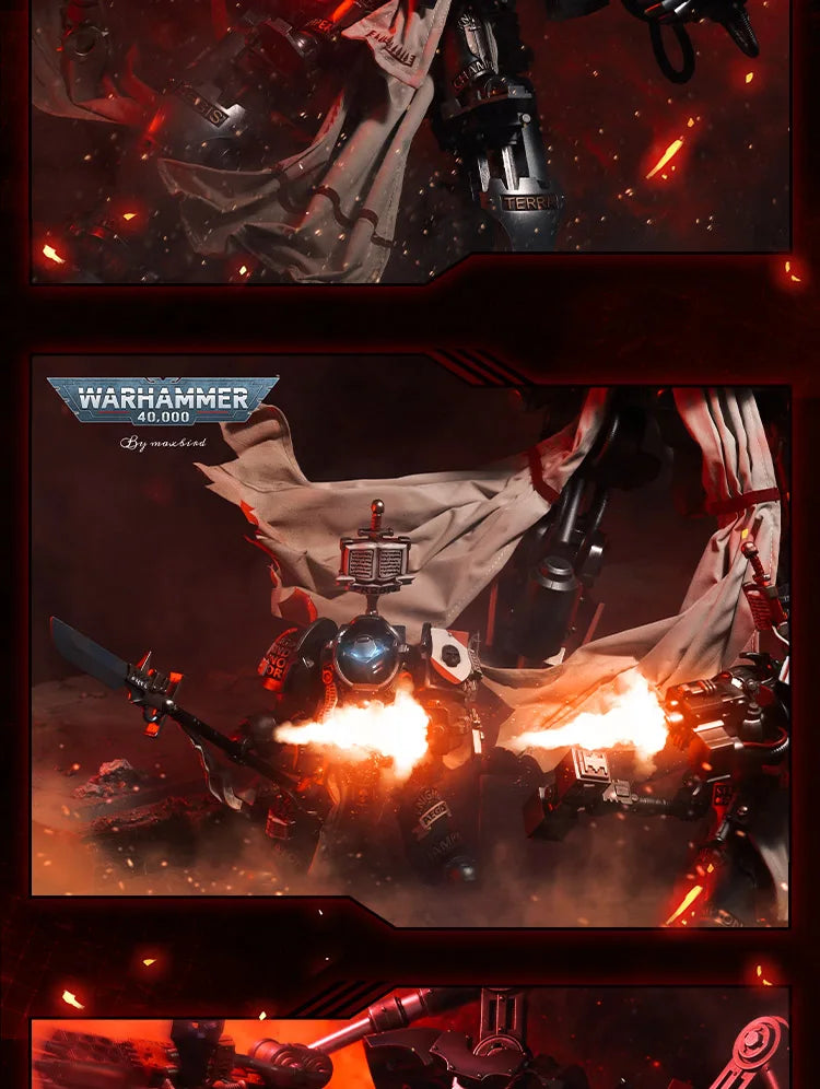 [Only Cloak] JOYTOY WARHAMMER 40K 1/18 GREY KNIGHTS KALDOR DRAIGO NEMESIS DREADKNIGHT Cloth Cloak Accessories Model DIY