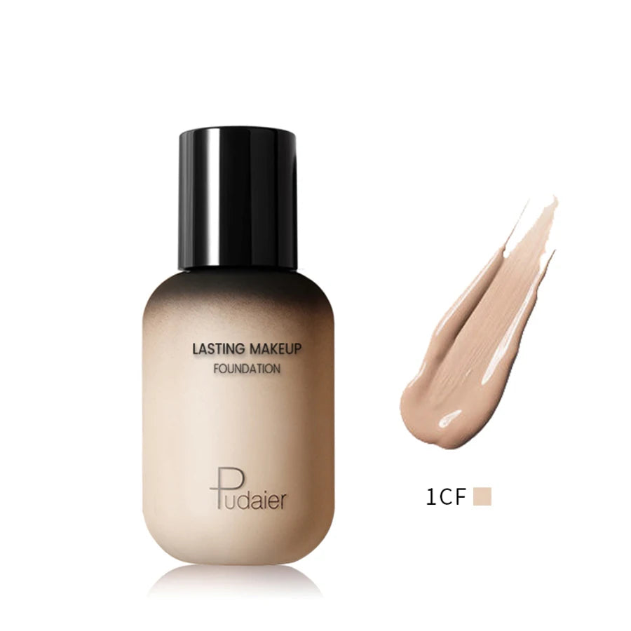 40ML Face Liquid Foundation Full Concealer Makeup Waterproof Base Brighten Whitening Cover Dark Circle Matte Foundation Cosmetic