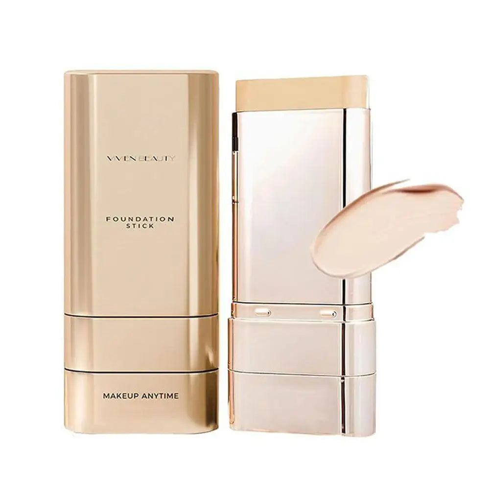 2-In-1 Matte Foundation Stick Lightweight Long-lasting Refreshing Full Coverage Dark Circles Corrector Facial Makeup