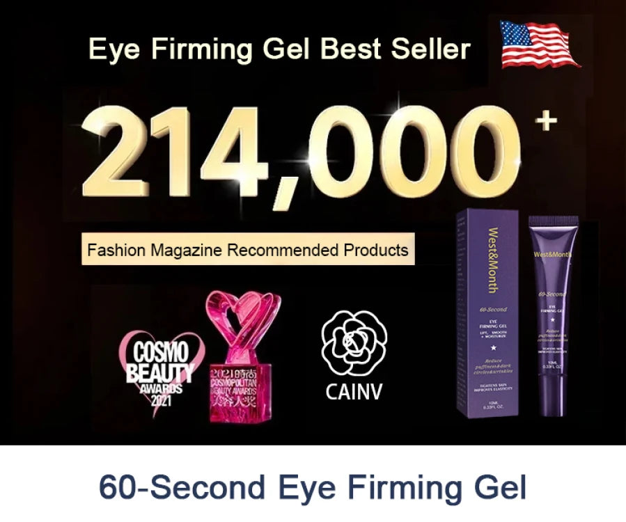 Instant Eye Bag Removal Cream Retinol Anti-Wrinkle Firming Skin Fade Fine Lines Anti Dark Circle Puffiness Brighten Eye Care Gel