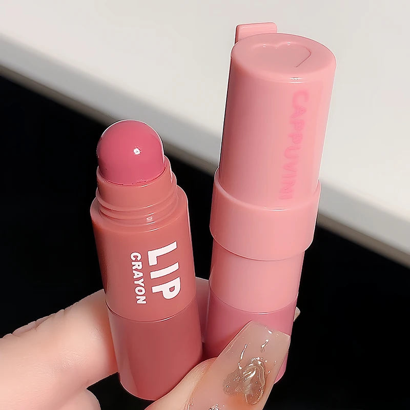 4 in 1 Red Matte Lipstick Crayon Kit Combo Pink Lip Tint Velvet Sexy Red Moisturizing Lipstick Pen Waterproof Lasting Lip Makeup