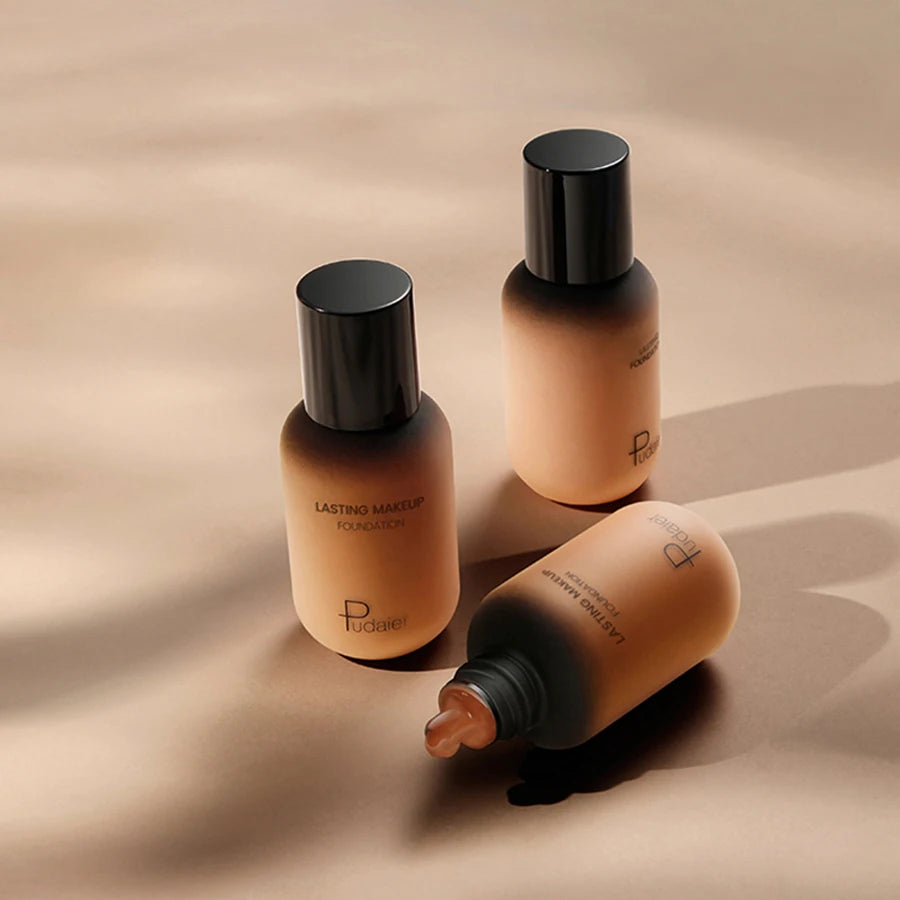 40ML Face Liquid Foundation Full Concealer Makeup Waterproof Base Brighten Whitening Cover Dark Circle Matte Foundation Cosmetic