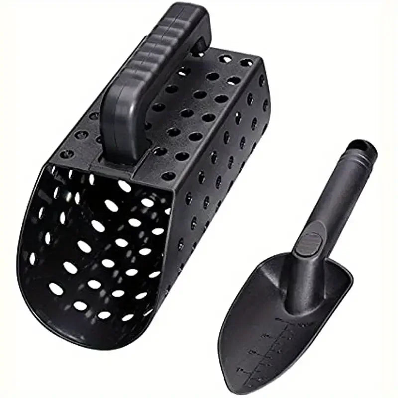 Metal Detector Sand Scoop and Shovel Set Digging Tool Accessories for Underground Metal Detecting Gold Treasure Detector