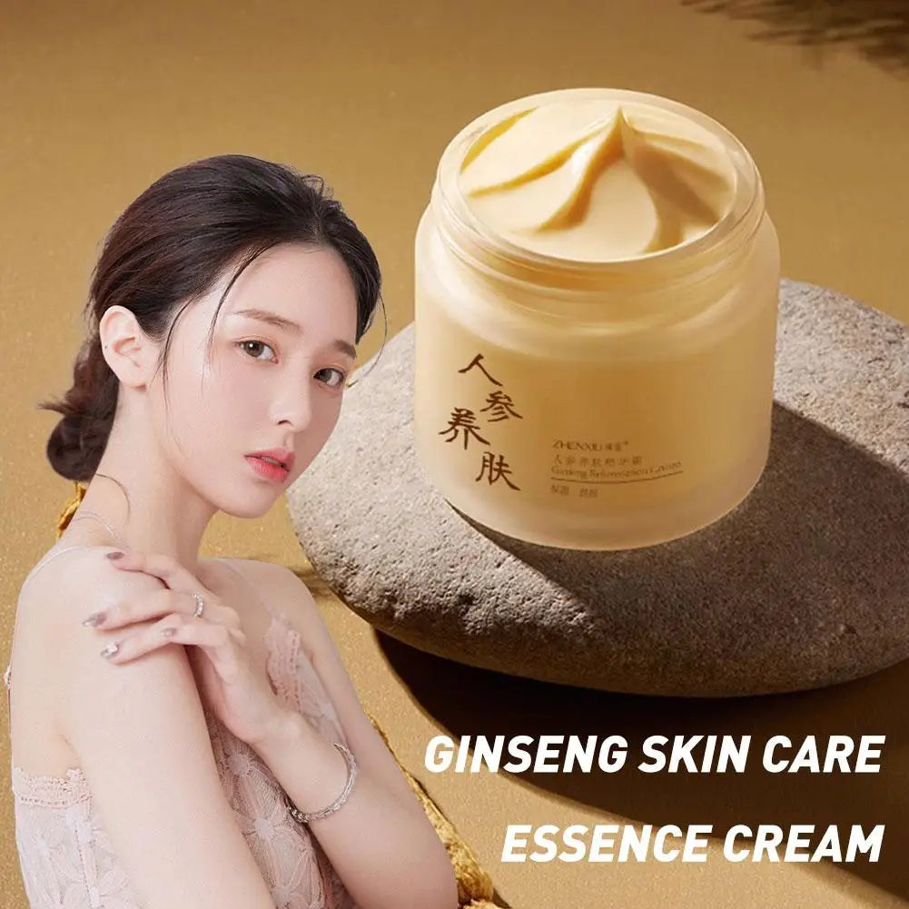 Chinese Ginseng Face Cream Anti-wrinkle Moisturizing Smoothing Ginseng Serum Anti Aging Reduce Fine Lines Moisturizer Skin Care
