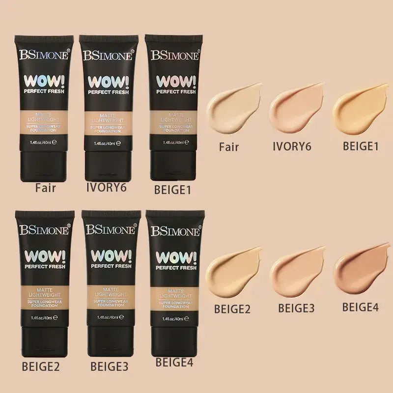 Perfect Fresh Matte Foundation Lightweight Super Longwear Hydrating Natural Finish Buildable Coverage Non-Cakey Suitable For Dry