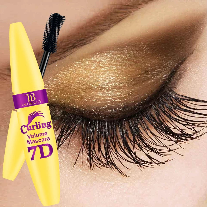 Black Waterproof Mascara for All Lengthening Makeup Products Eyelash Extension Curling Eye Lashes Mascara 7D Effect Eye Cosmetic
