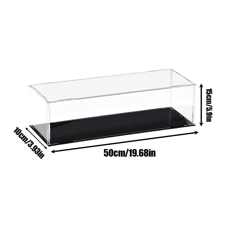 Clear Acrylic Display Cases - 18 Sizes