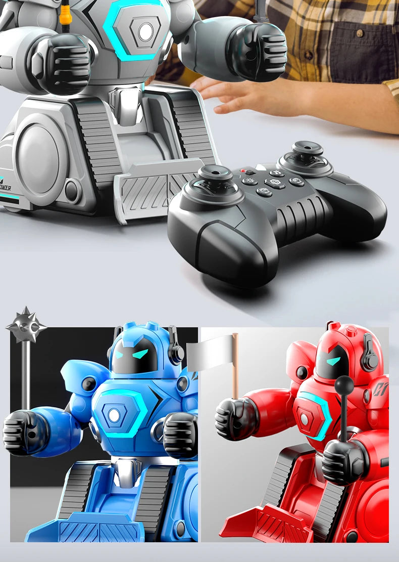 JJRC R30 RC Robot 2Pcs for Battle Football Remote Control Robot Parent-child Interactive RC Battle Robot Toy Gift for Kids
