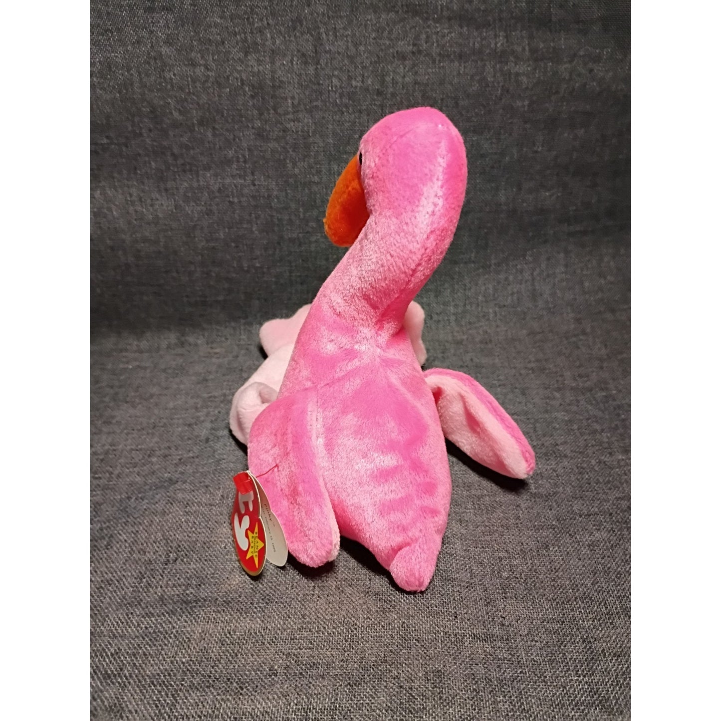 Ty Beanie Babies Pinky the Flamingo Plush Toy