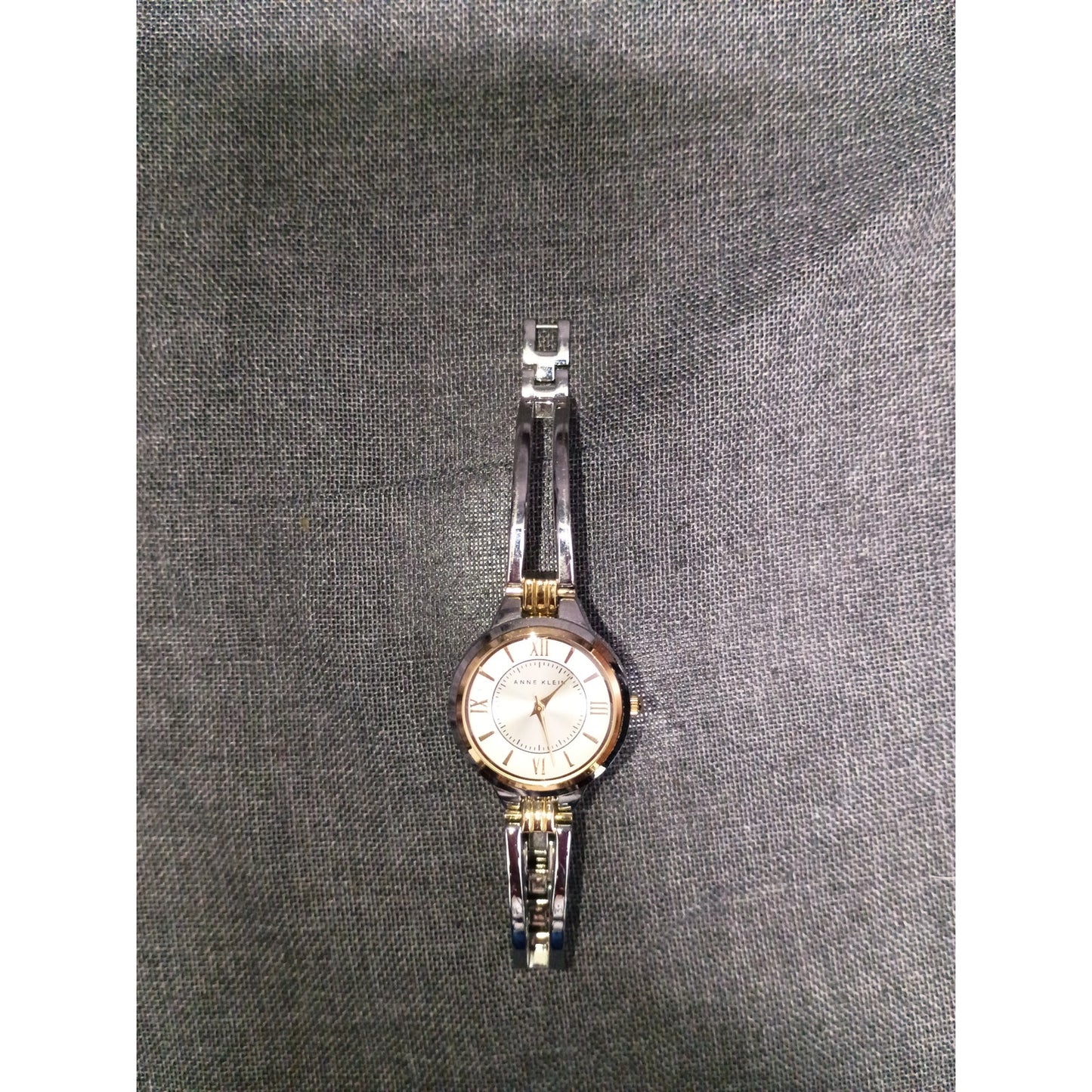 Anne Klein Stainless Steel Ladies Watch Silver with Gold Accents