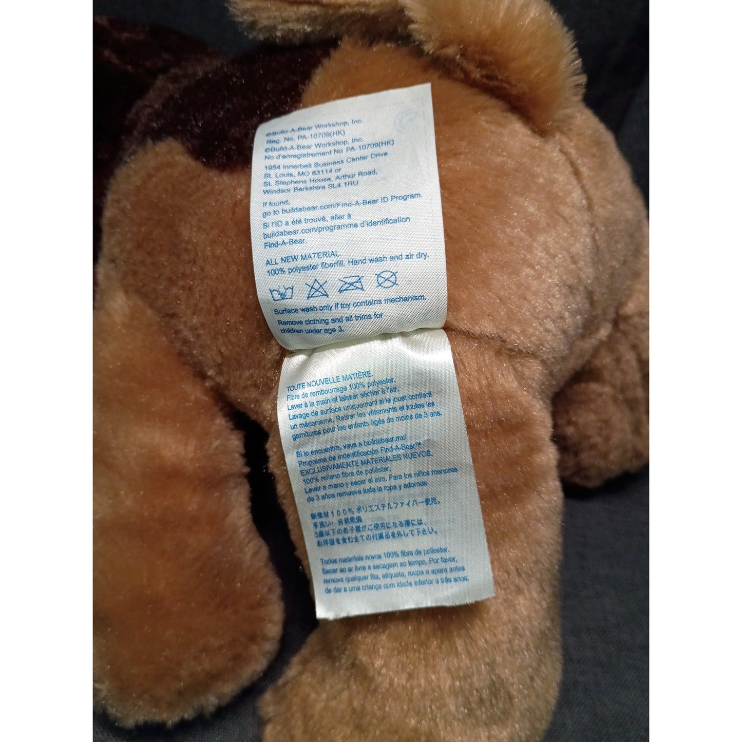 Build A Bear Chocolate Lab Plush Puppy 2013 9"