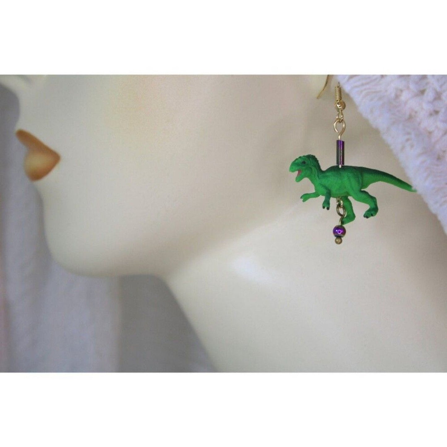 Tyrannosaurus Rex Earrings – Whimsical & Nickel-Free - T-rex