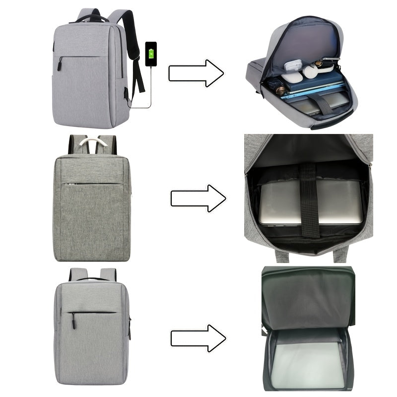 Vanaheimr Large Travel Laptop Backpack - 16 Inch Business Flight Approved Carry On with Luggage Sleeve, Durable College Rucksack for Outdoor Travel, School Bags, Gifts, Adjustable Strap, USB Charging, Lightweight, Casual Styl