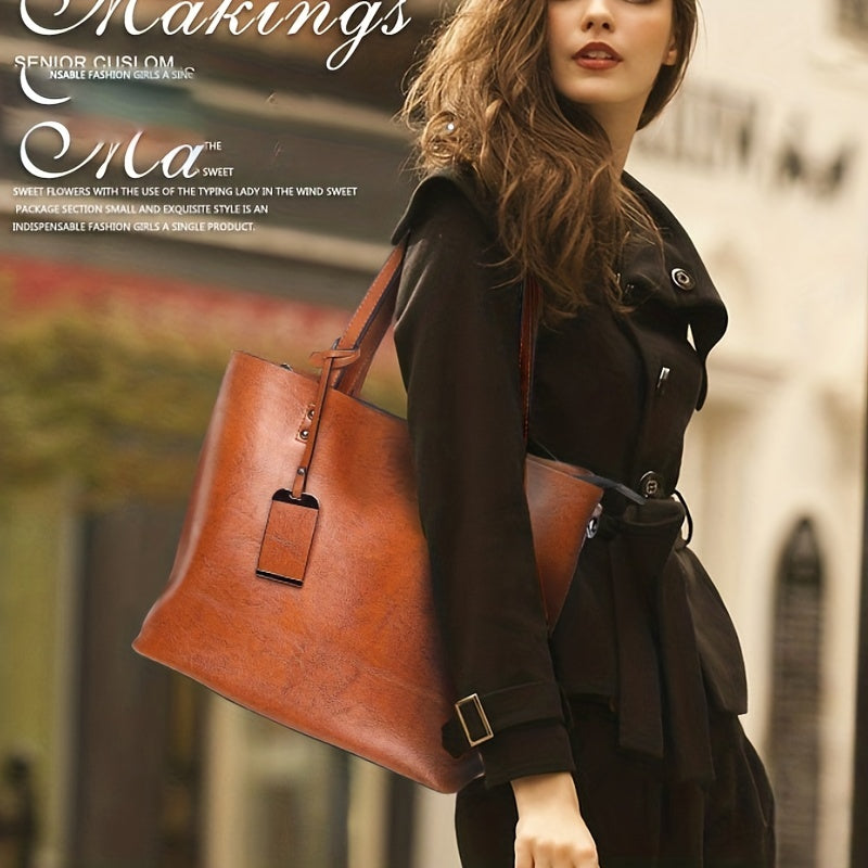 Women Handbags Tote Bag Soft Retro Designer Large Capacity Multi-Pocket Casual Ladies Shoulder Bag Mother'S Day Gift Adjustable Shoulder Strap Purse Cheap