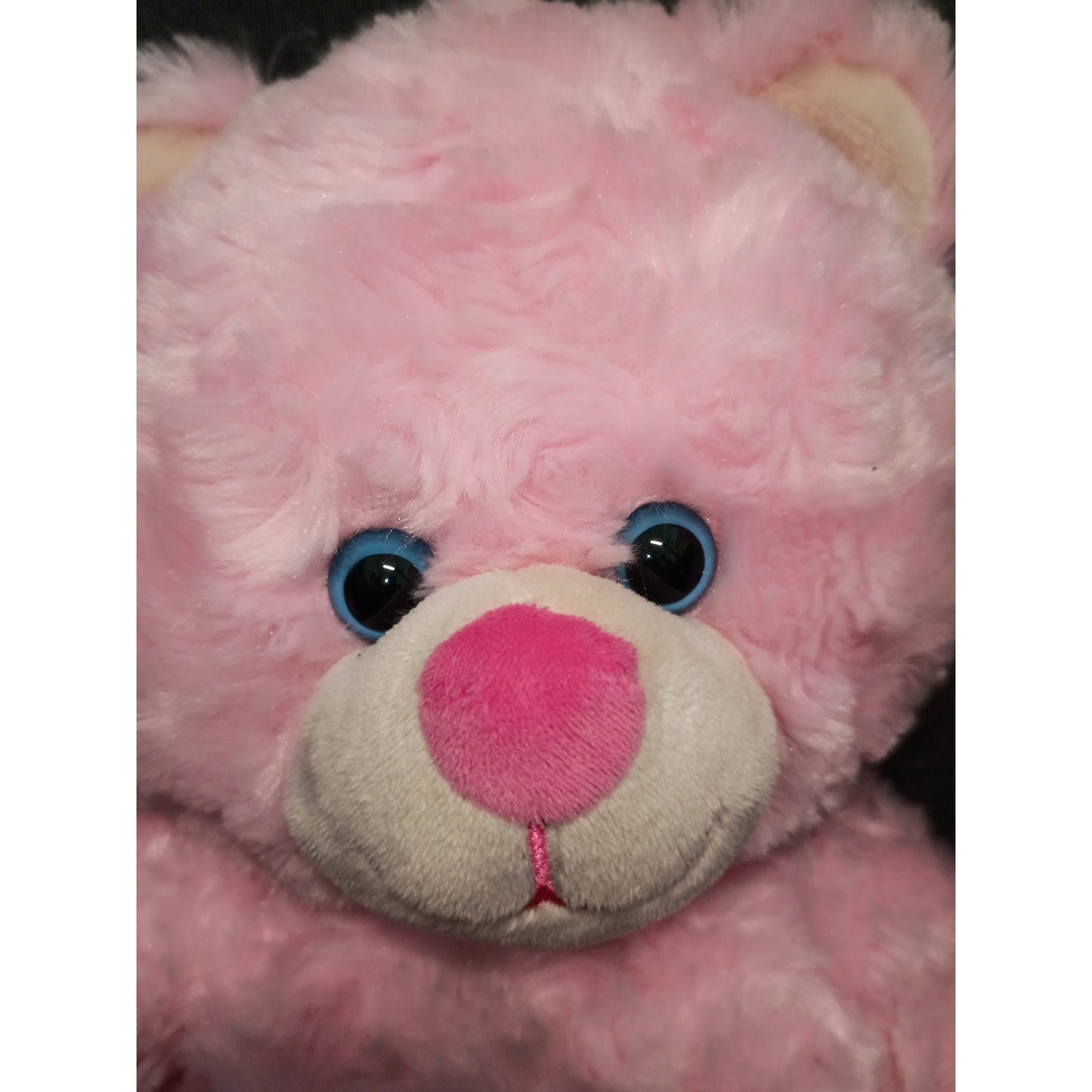 Build A Bear Workshop Pink Curly Plush Bear