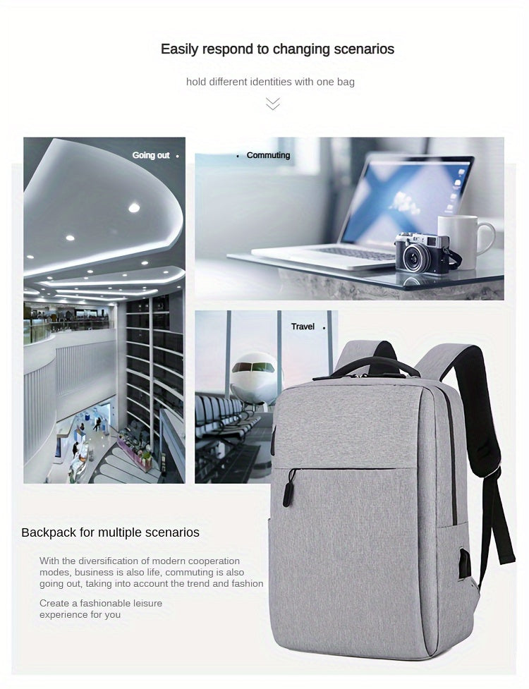 Vanaheimr Large Travel Laptop Backpack - 16 Inch Business Flight Approved Carry On with Luggage Sleeve, Durable College Rucksack for Outdoor Travel, School Bags, Gifts, Adjustable Strap, USB Charging, Lightweight, Casual Styl