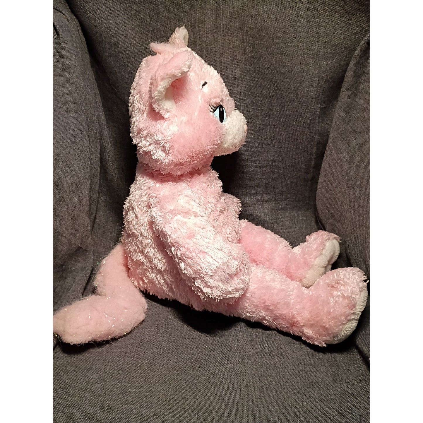 Build A Bear Pink Sassy Cat 18" Retired