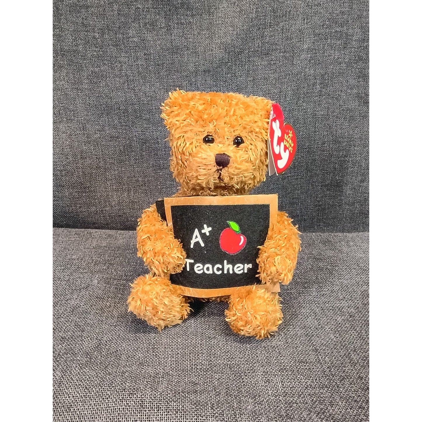 Ty Beanie Baby "Cool Teacher" Bear 4.5" Mini Stuffed Toy 2005
