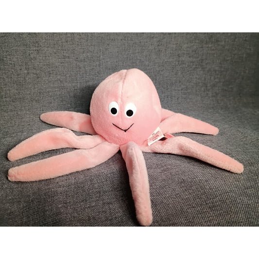 Ty Beanie baby-Inky The Octopus- Birthdate 94-Tushtag Says 93 Rare Errors