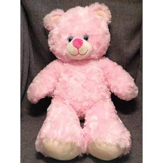 Build A Bear Workshop Pink Curly Plush Bear