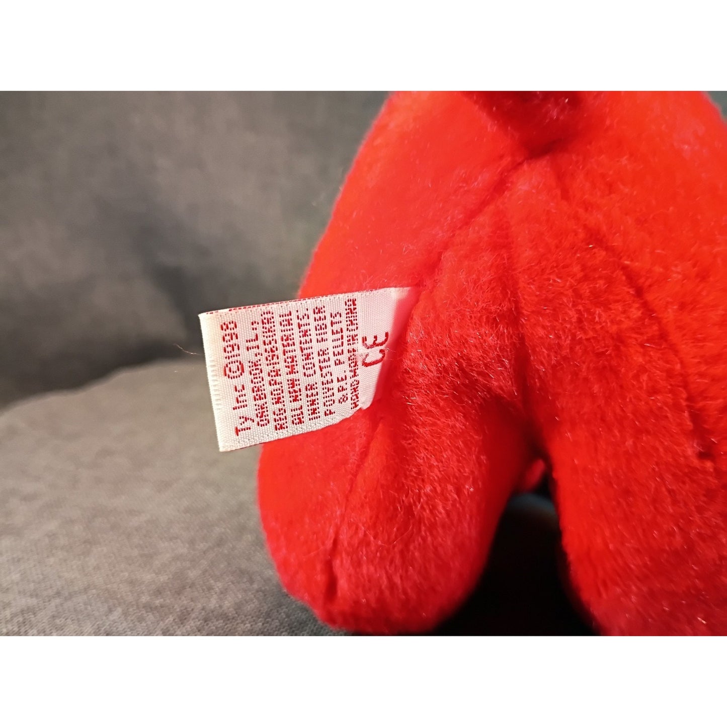 Ty Beanie Buddies Rover the Red Dog 12” Plush Stuffed Animal VTG 1998